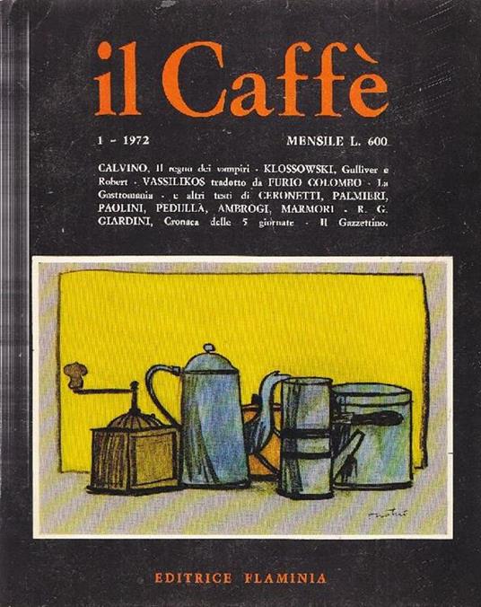 Il Caffè. Anno XIX, Numero 1, Aprile 1972 - copertina