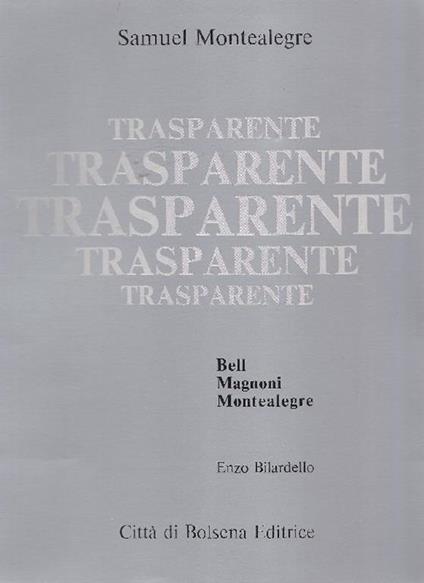 Trasparente - copertina