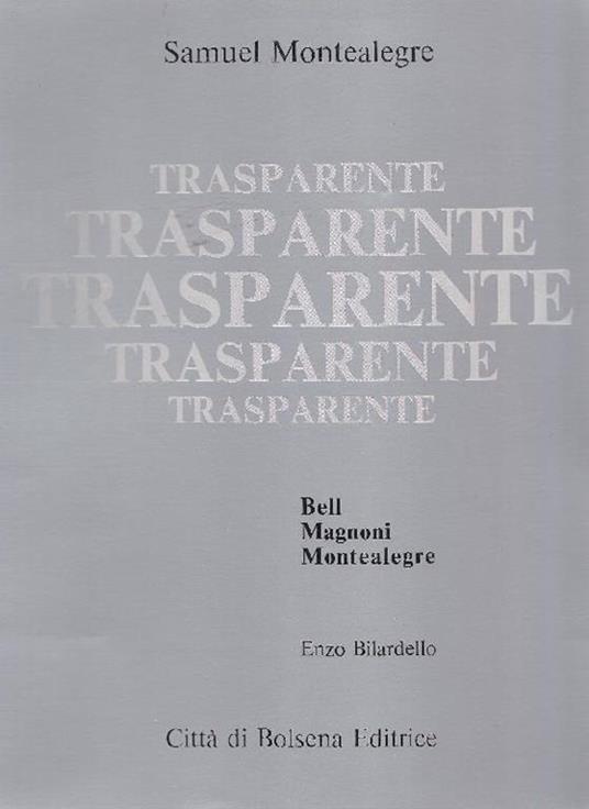 Trasparente - copertina