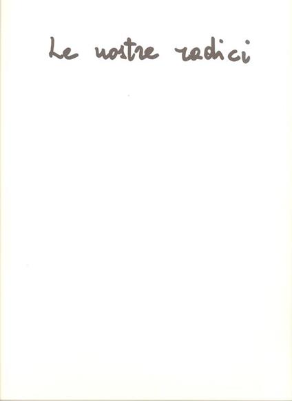 Le nostre radici - copertina