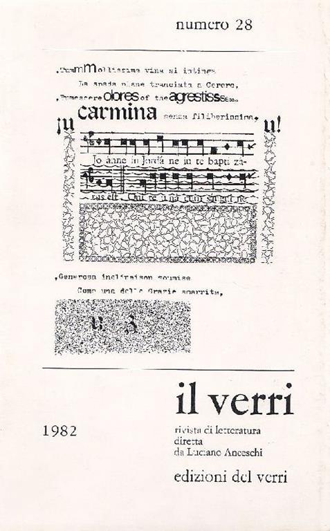 Il Verri. Sesta serie. N. 28 - copertina