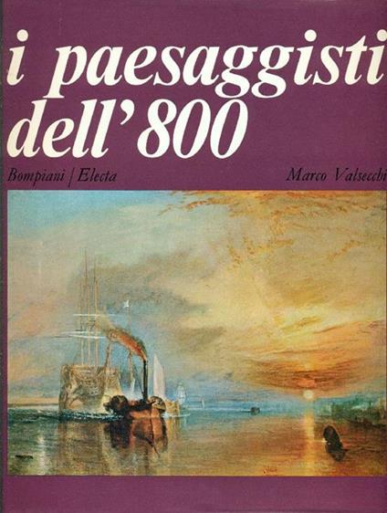 I paesaggisti dell'800 - copertina