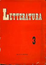 Letteratura. Anno I. Maggio-giugno 1953. N.3