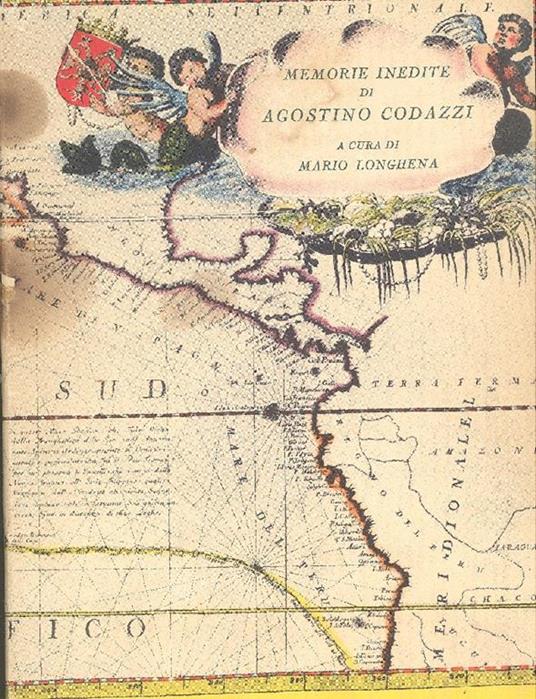Memorie inedite di Agostino Codazzi - copertina