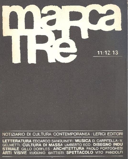 Marcatre n. 11/12/13 1965 - copertina