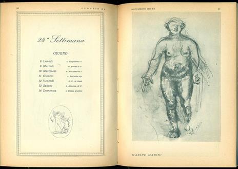 Lunario di Documento 1942 XX - 3