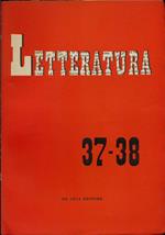 Letteratura. Anno VII - Gennaio-Aprile 1959- N. 37-38. Numero dedicato ai rapporti fra le arti e le lettere