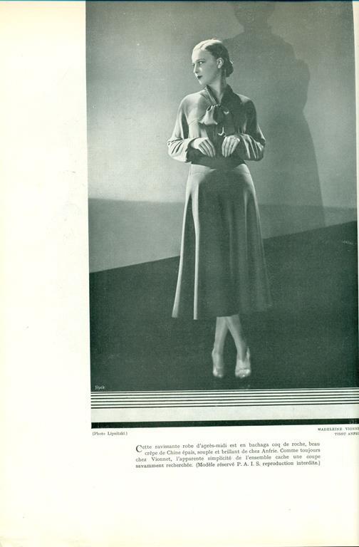 Femina. Mars 1932. Chapeaux. Tissus premières modes de Printemps - 3