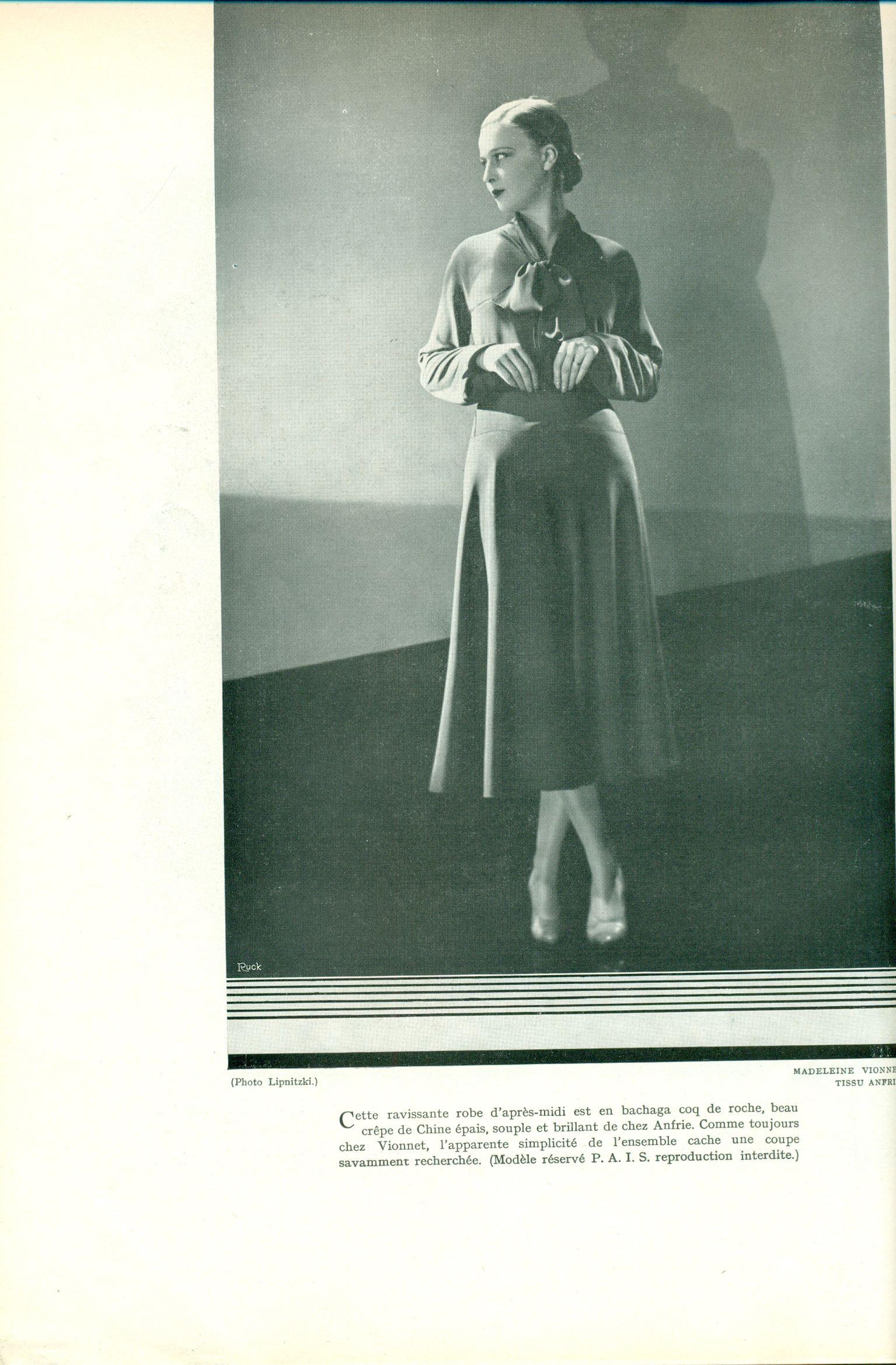 Femina. Mars 1932. Chapeaux. Tissus premières modes de Printemps