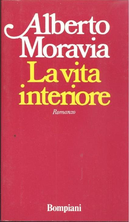 La vita interiore - Alberto Moravia - copertina