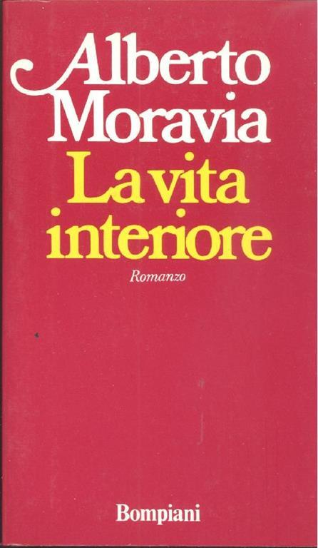 La vita interiore - Alberto Moravia - copertina