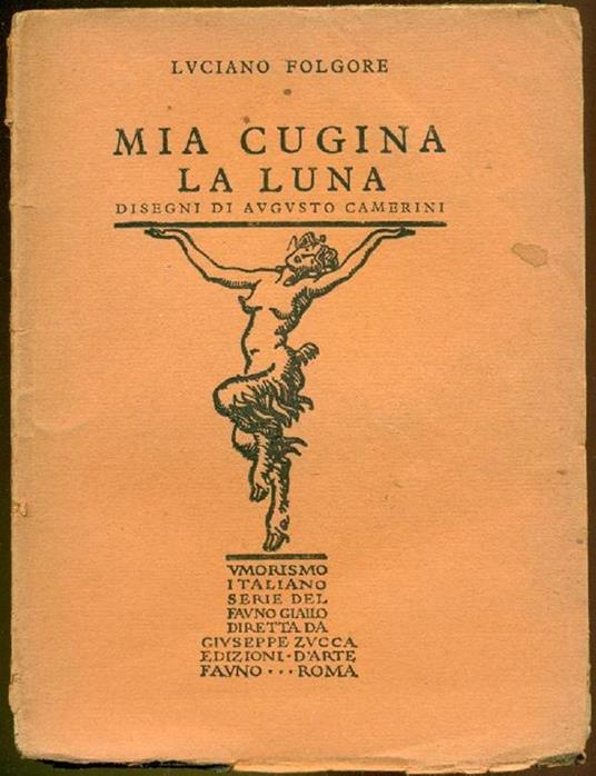 Mia cugina la luna - Luciano Folgore - copertina