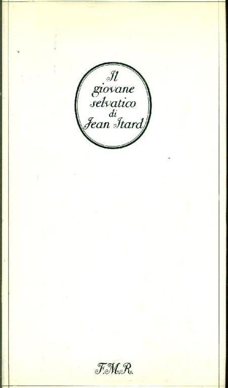 Il giovane selvatico - Jean Itard - copertina