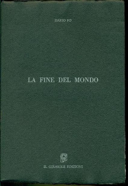 La fine del mondo - Dario Fo - copertina