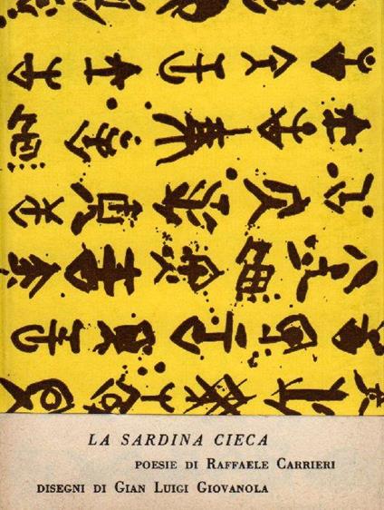 La sardina cieca - Raffaele Carrieri - copertina