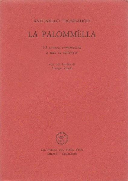 La palommella - Antonello Trombadori - copertina