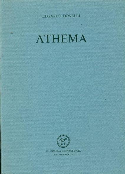 Athema - Edgardo Donelli - copertina