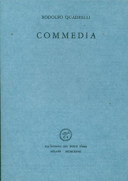 Commedia - Rodolfo Quadrelli - copertina