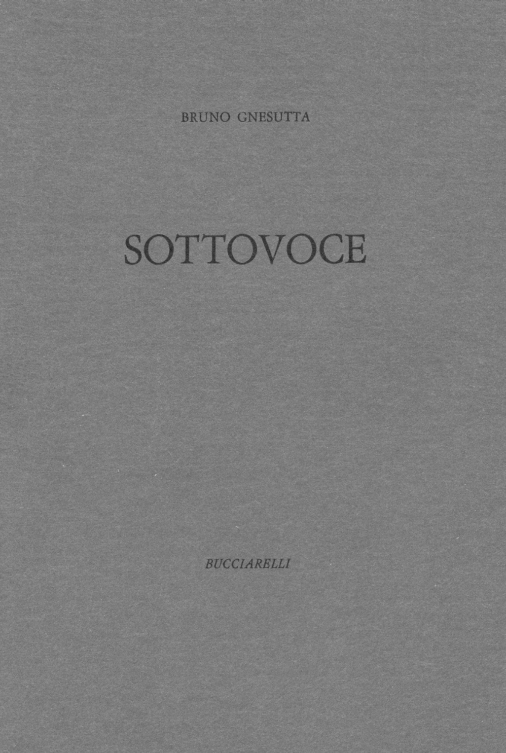 Sottovoce