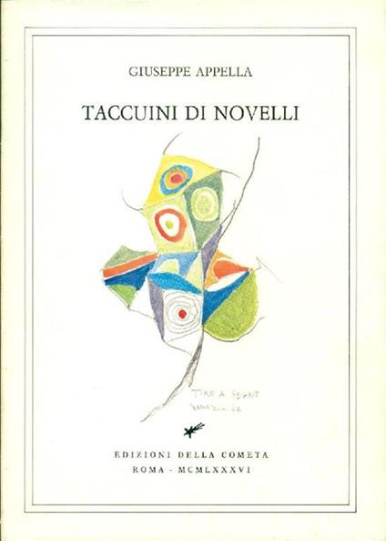 Taccuini di Novelli - Giuseppe Appella - copertina