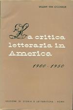 La critica letteraria in America 1900-1950