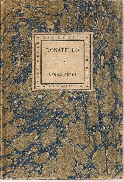 Donatello - Oscar Wulff - copertina