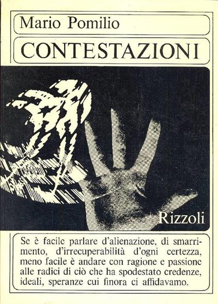 Contestazioni - Mario Pomilio - copertina