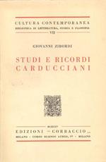 Studi e ricordi carducciani