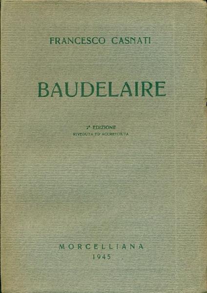 Baudelaire - Francesco Casnati - copertina