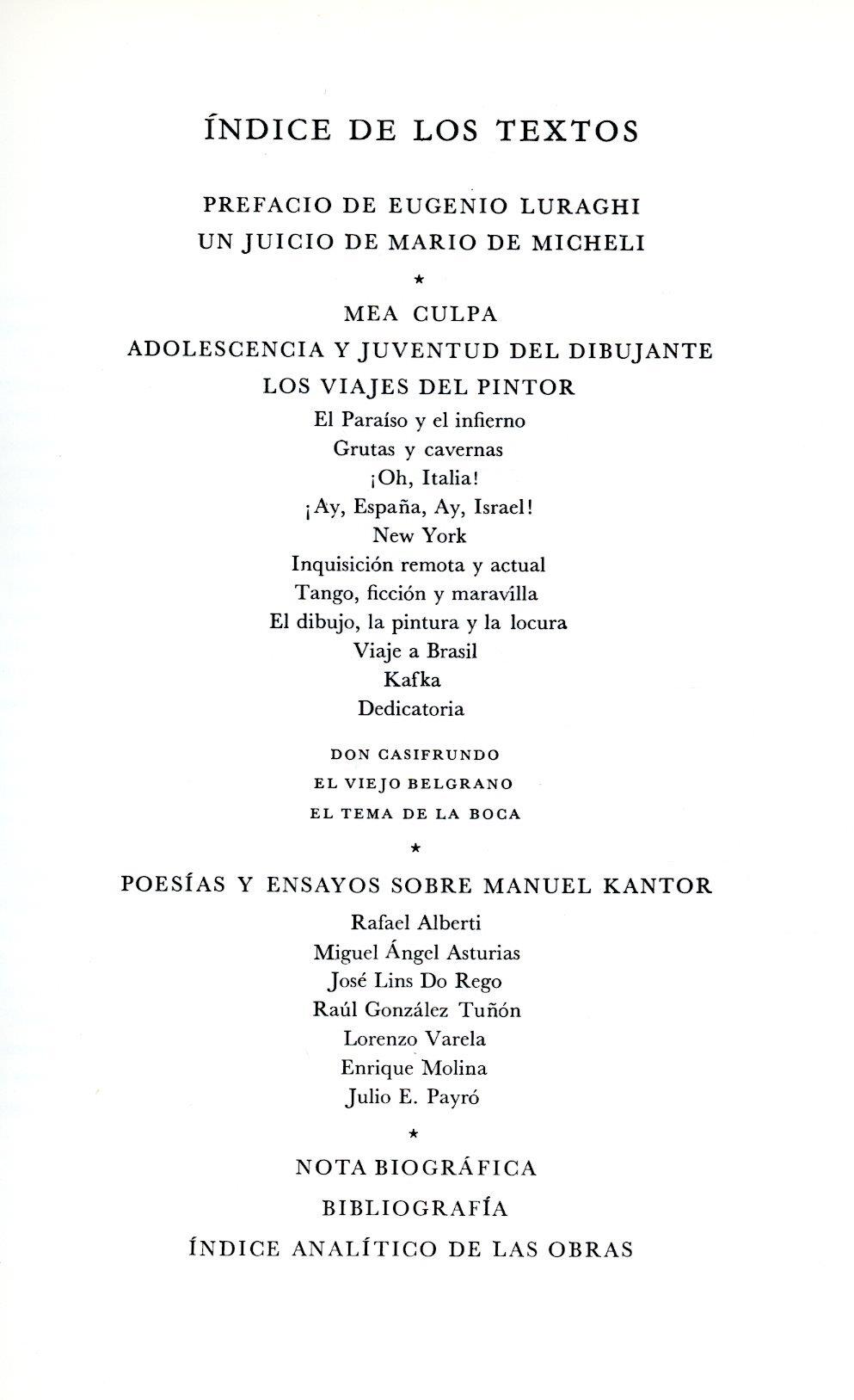 Manuel Kantor. Disegni