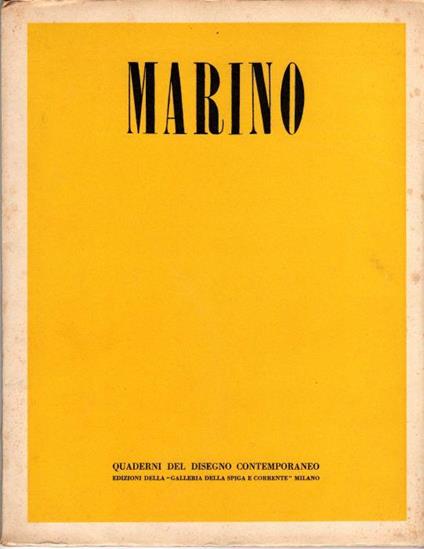 Marino - Luciano Anceschi - copertina