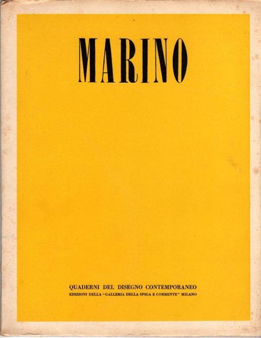 Marino - Luciano Anceschi - copertina