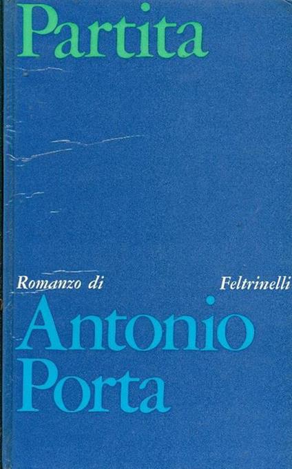 Partita - Antonio Porta - copertina