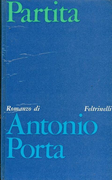 Partita - Antonio Porta - copertina