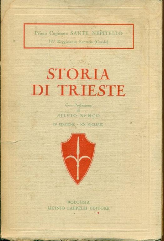 Storia di Trieste - Sante Nepitello - copertina