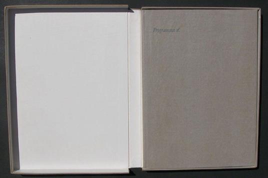 Programma n° - Mario Ramous - 3