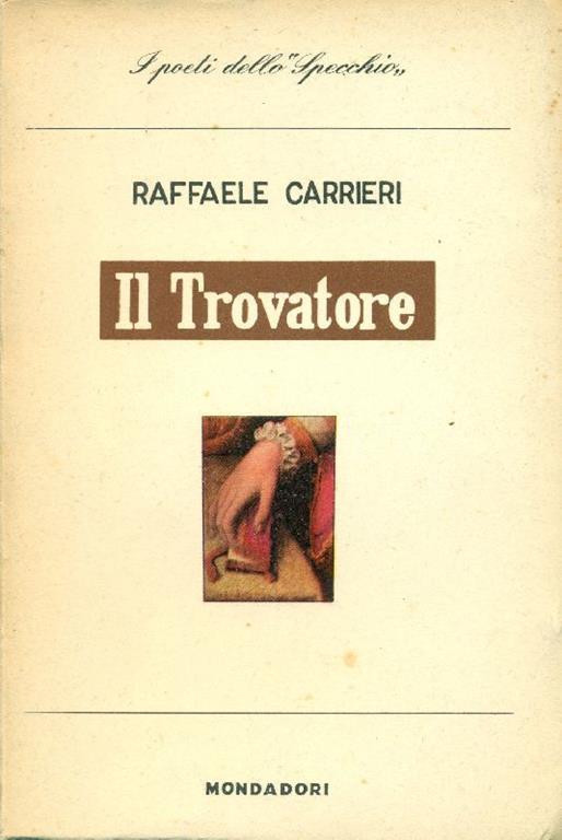 Il Trovatore - Raffaele Carrieri - copertina
