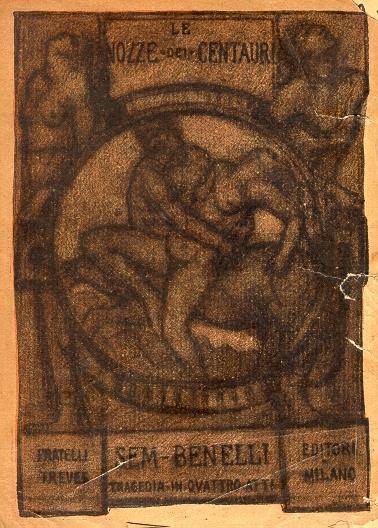 Le Nozze dei Centauri - Sam Benelli - copertina