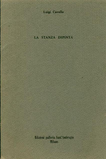 La stanza dipinta - Luigi Cavallo - copertina