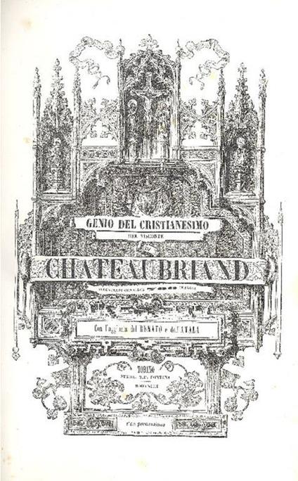 Genio del Cristianesimo - François-René de Chateaubriand - copertina