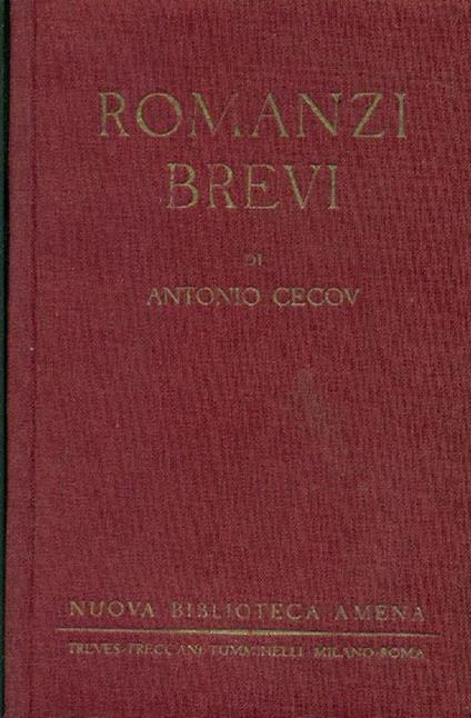 Romanzi brevi - Anton Cechov - copertina