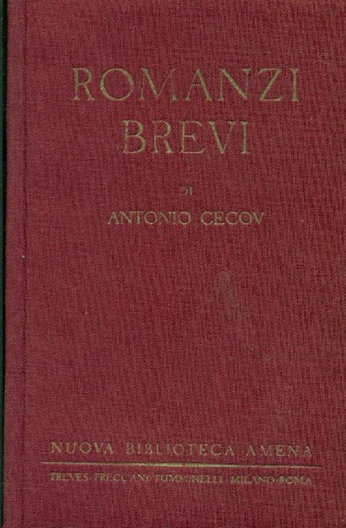 Romanzi brevi - Anton Cechov - copertina
