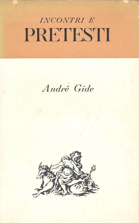 Incontri e pretesti - André Gide - copertina