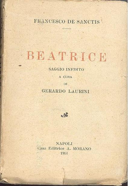 Beatrice - Francesco De Sanctis - copertina