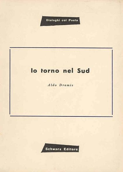 Io torno nel Sud - Aldo Dramis - copertina