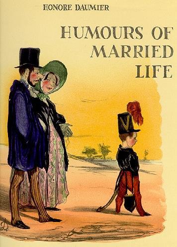 Humours of married life - Honoré Daumier - copertina