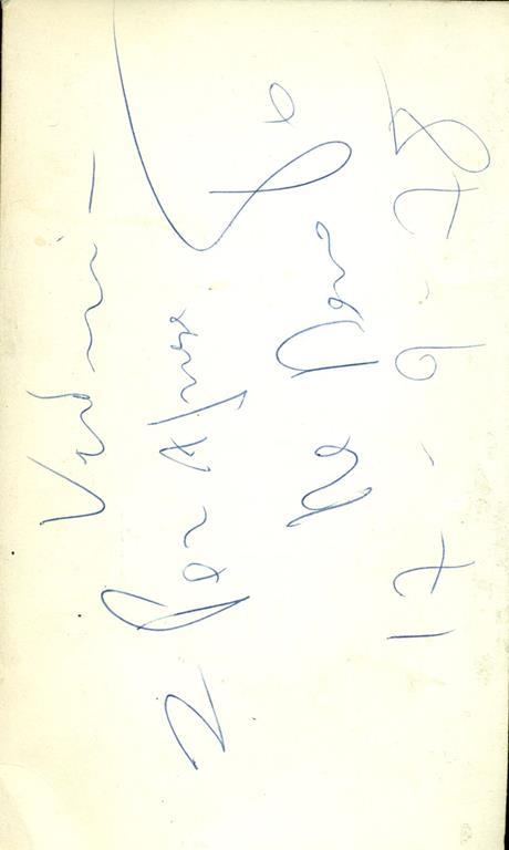 Significativa dedica e firma autografe di F. Serrao su estratto de ''La lepre nei campì - Francesco Serrao - 2