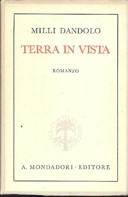 Terra in vista - Milli Dandolo - copertina