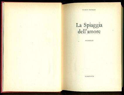 La Spiaggia dell'amore - Leslie Thomas - copertina