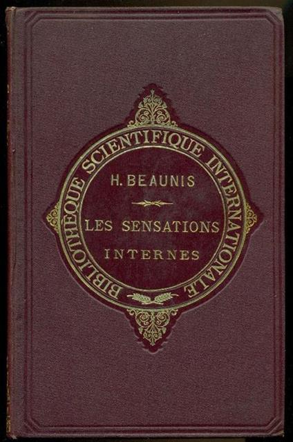 Les sensations internes - H. Beaunis - copertina
